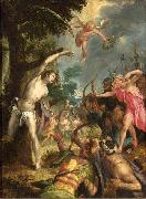 Hans von Aachen Martyrdom of Saint Sebastian Spain oil painting artist